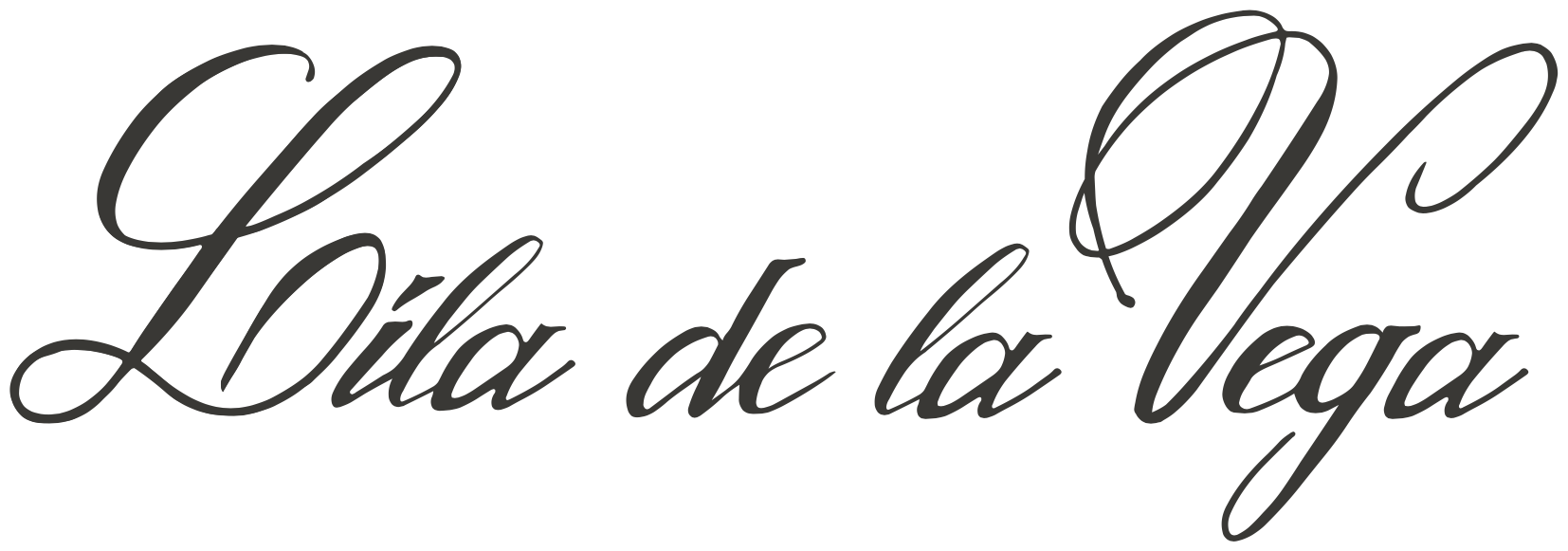 Lila de la Vega — signature